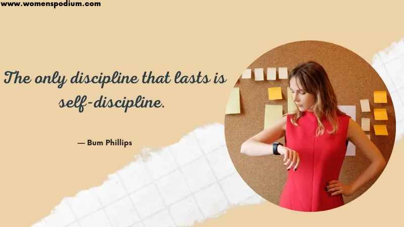 only discipline that last is self discipline