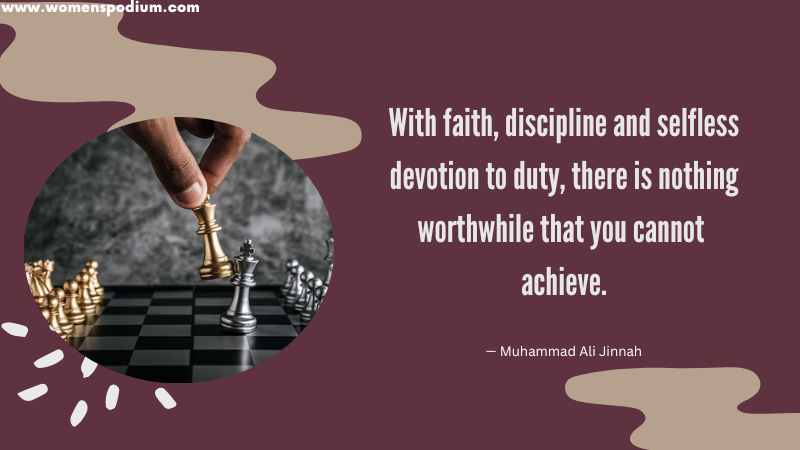 with discipline achieve everything