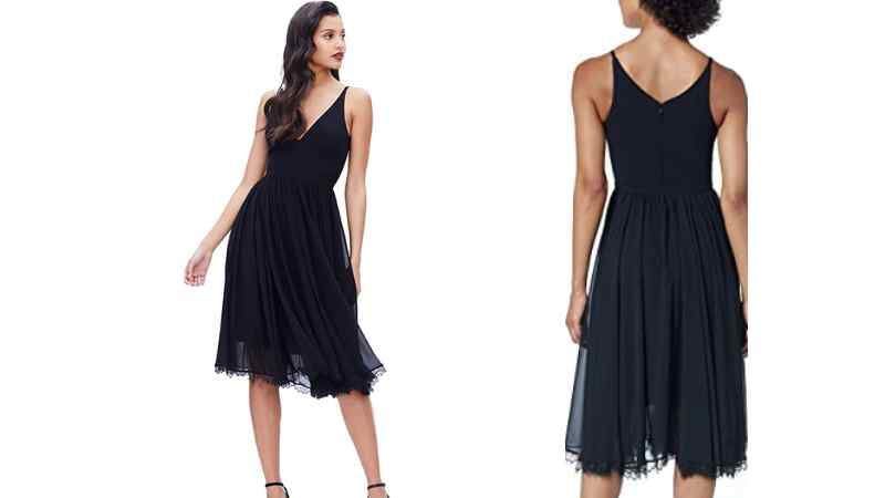 Flared Midi Dress for Summer - date night outfits