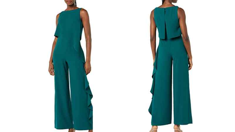 Flared Ruffle Jumpsuit