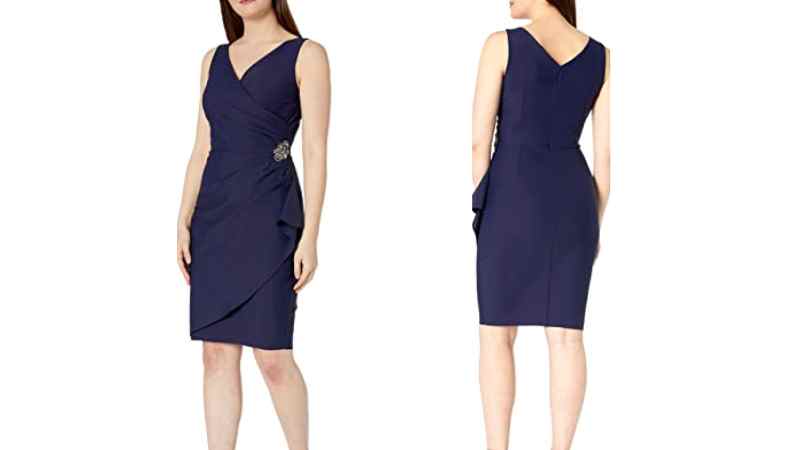 Ruched Ruffle Dress
