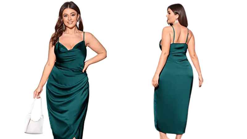 Spaghetti Satin Dress