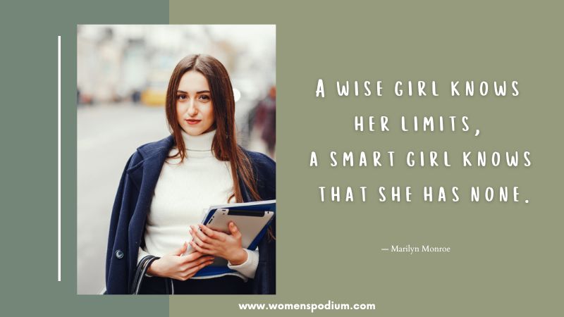 a wise girl - Quotes on smartness
