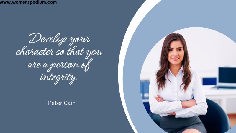 develop your character - quotes on integrity