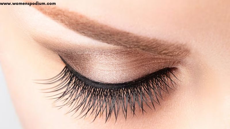 false lashes - professional makeup look