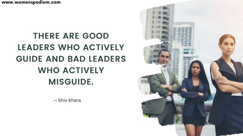 good leaders actively guide