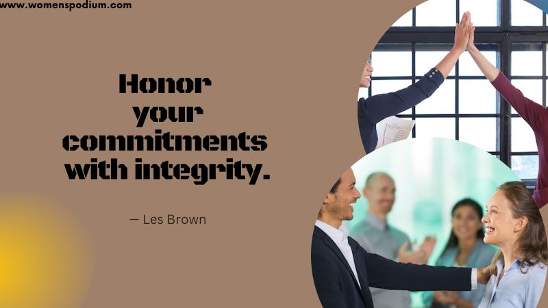honor your commitment - quotes on integrity