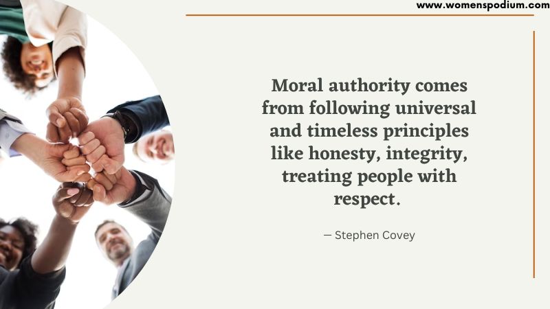 moral authority - quotes on integrity