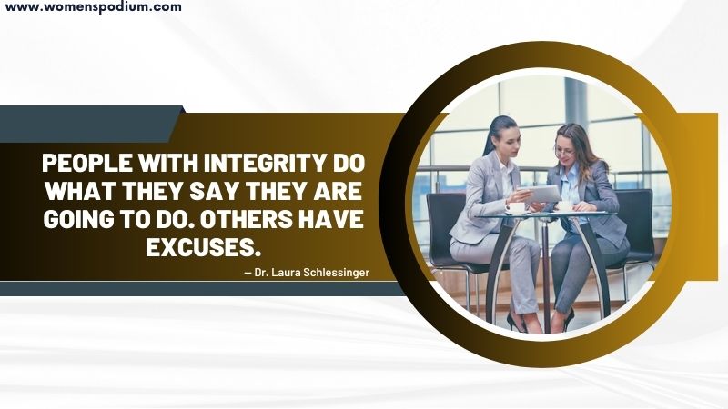 people with integrity