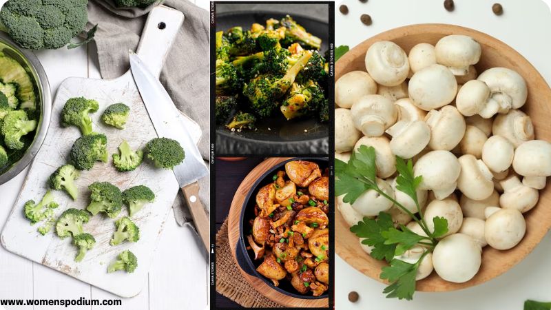 Broccoli And Mushroom