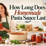 How long homemade pasta sauce last in the fridge & freezer