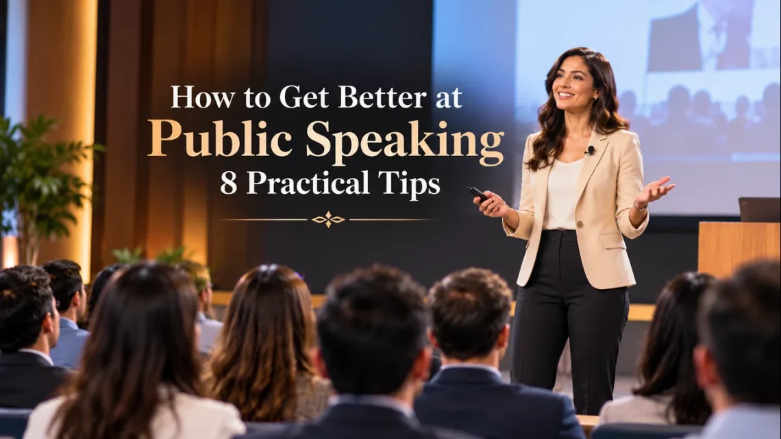 How to get better at public speaking: 8 practical tips