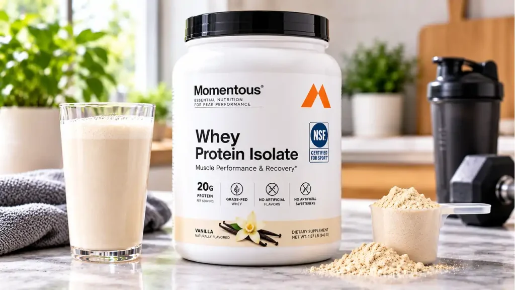 Momentous whey protein isolate