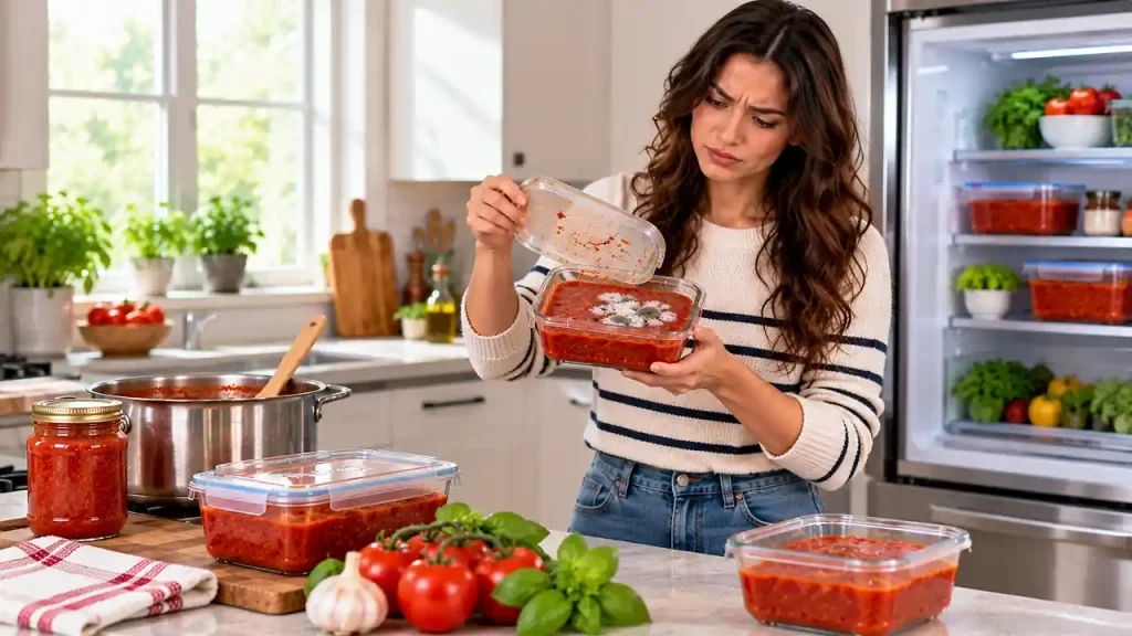 How can you tell if pasta sauce Has gone bad