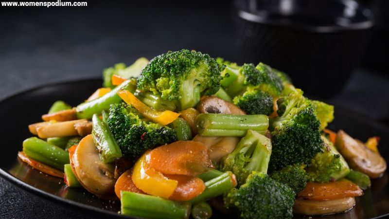 Stir Fried Broccoli And Mushroom Recipe