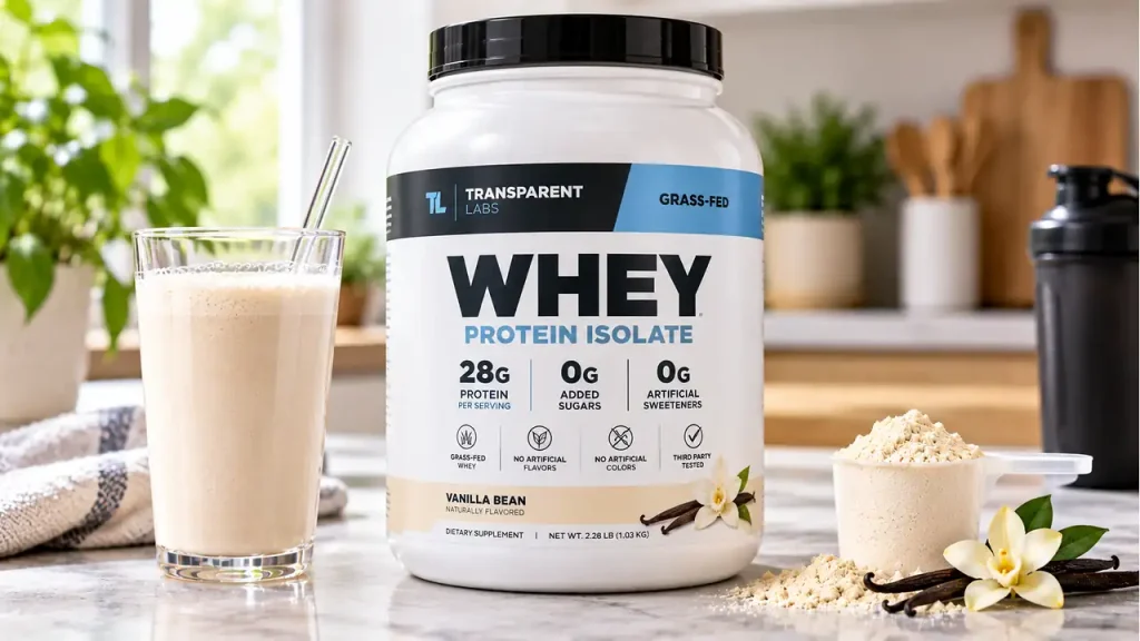 Transparent labs grass-fed powder