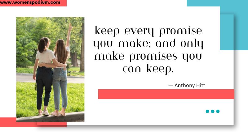 keep your promise
