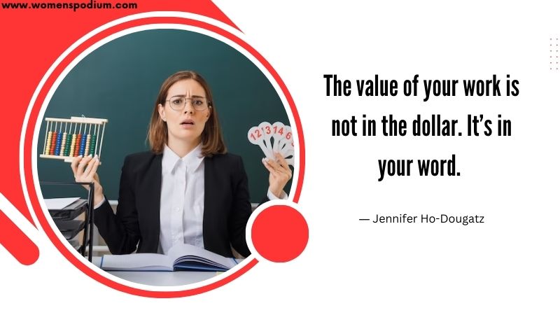 value of your work - quotes on keeping your word