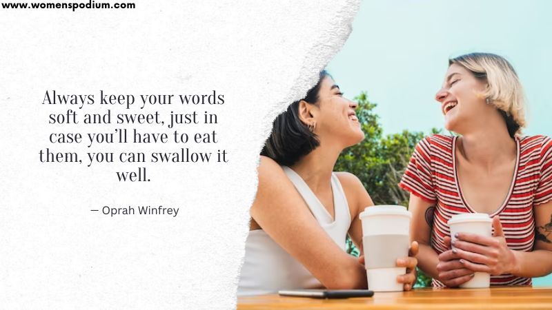 your words soft and sweet - quotes on keeping your word