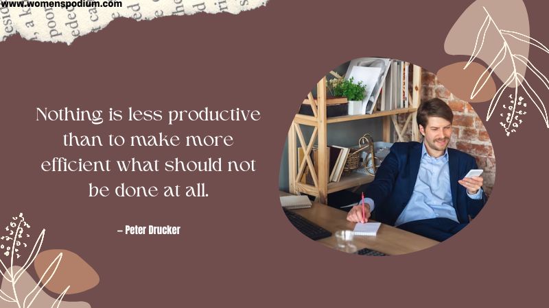 productivity is needed - procrastination quotes