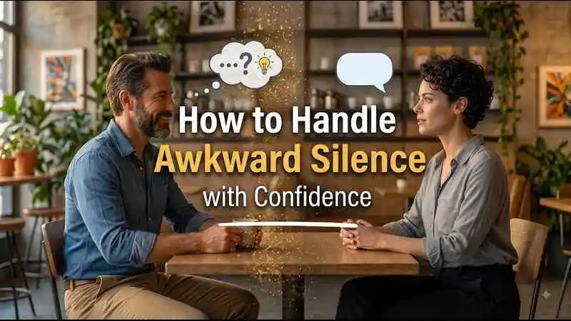 Handle awkward silence to keep going conversation