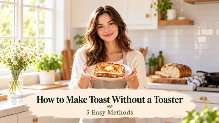 How to make toast without a toaster