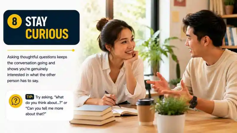 Stay curious to keep the conversation going