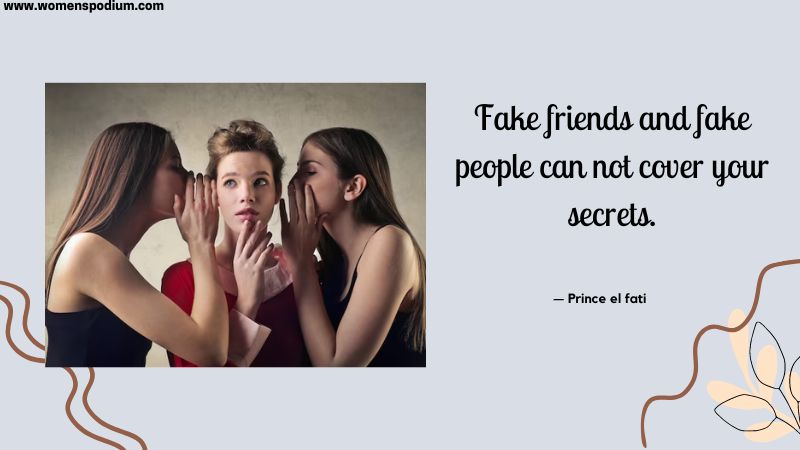 fake friends and fake people