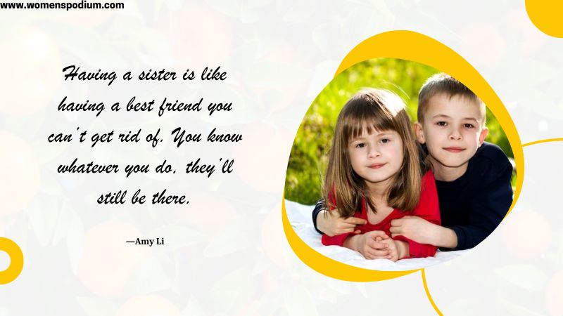 sister are best friends - Raksha bandhan quotes