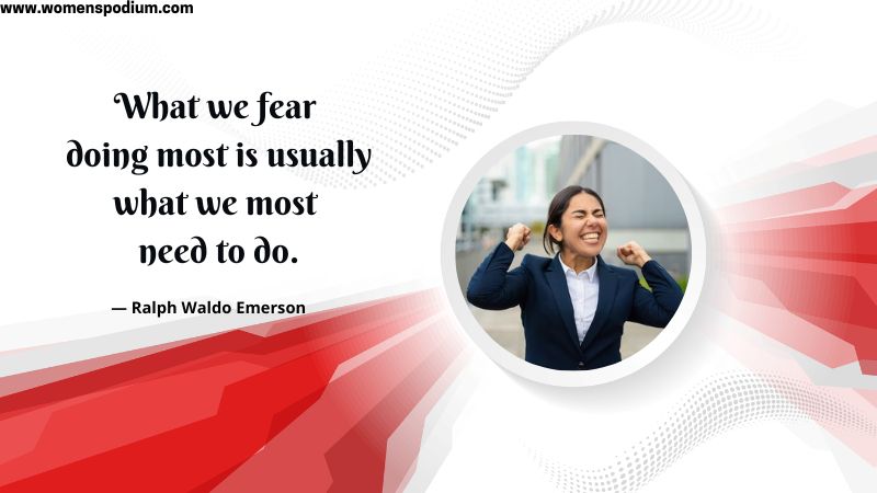 what we fear doing