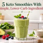 5 keto smoothies with simple, ingredients