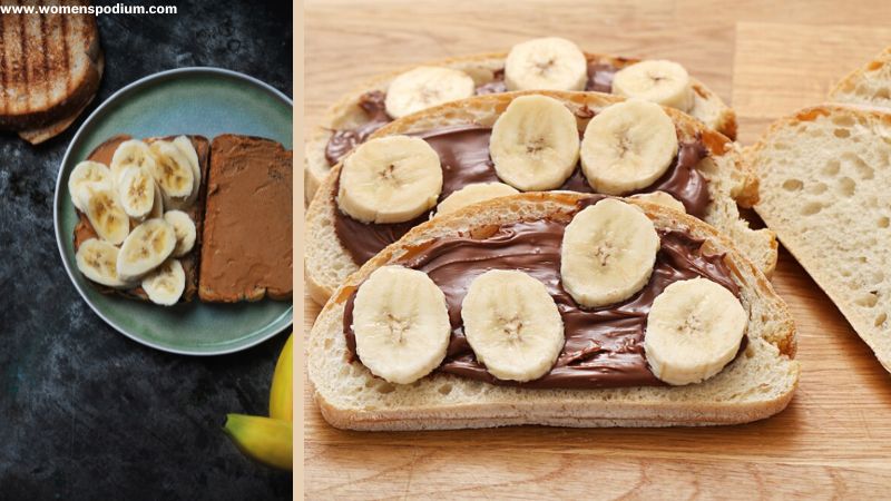 Nutella and Banana topping