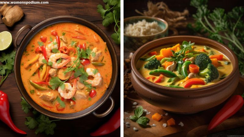 Red Thai Curry With Vegetables