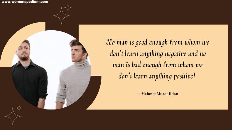 no man is good enough