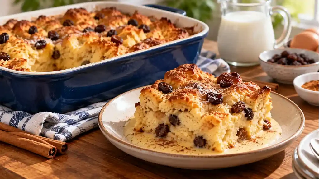 Biscuit bread pudding