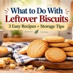 3 easy recipes: what to do with leftover biscuits