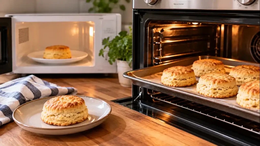 What to do with leftover reheat biscuits