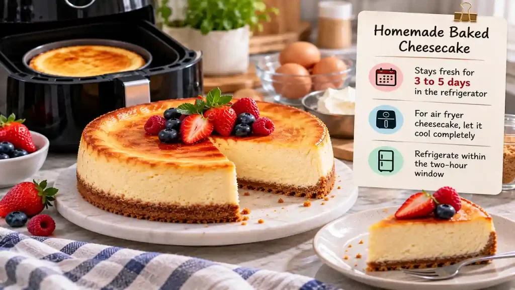Baked cheesecake