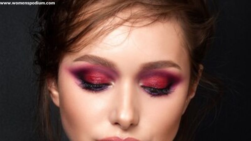 Clean Eye Makeup queen of hearts makeup