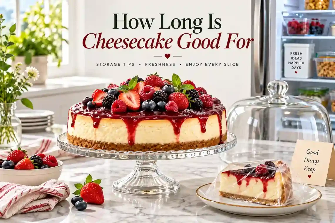 How long is cheesecake good for, signs