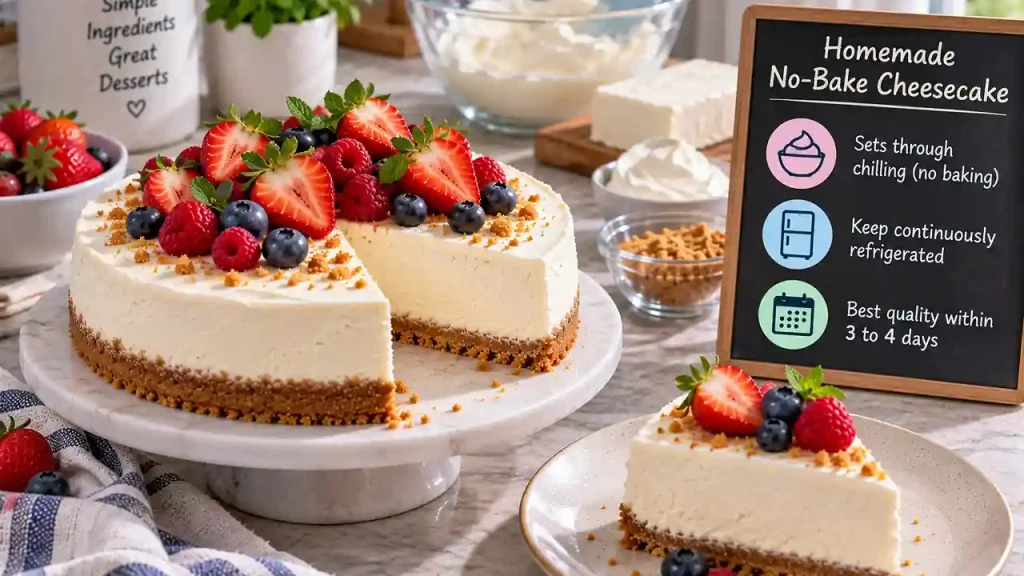No bake cheesecake