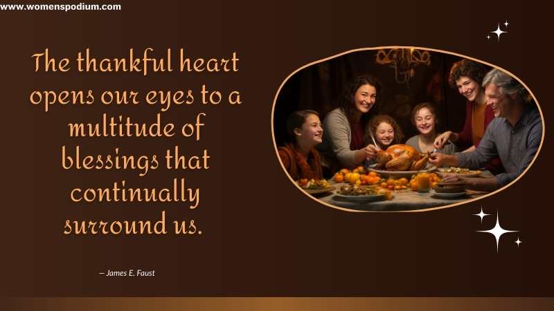 Thanksgiving a blessing