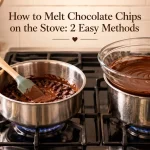 How to melt chocolate chips on stove