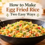 How to make egg fried rice two easy ways