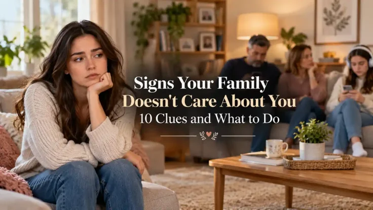 Signs your family doesn't care about you 10 clues