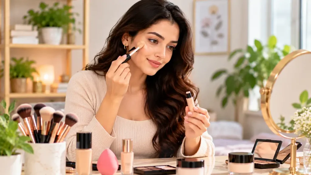 Apply concealer only where you want coverage