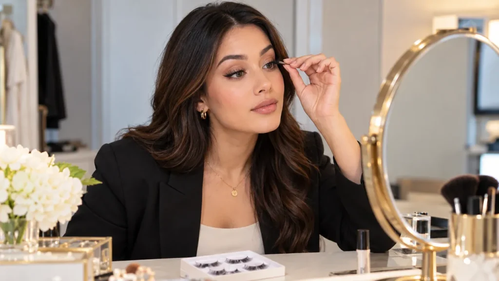 Don't assume false lashes are forbidden