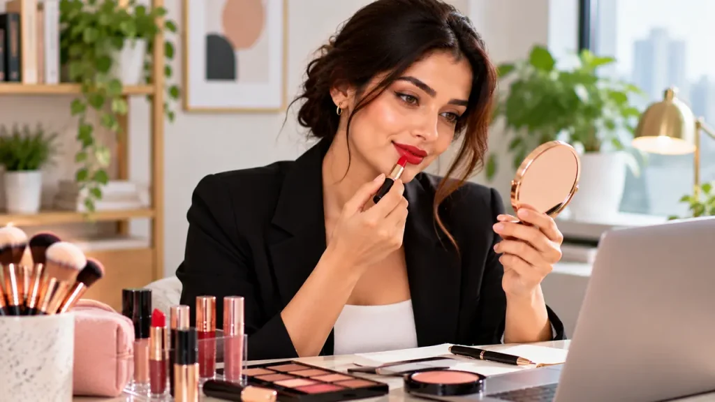 Don't treat bright colors for professional makeup look