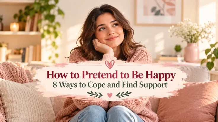 How to pretend to be happy: 8 ways to cope and find support