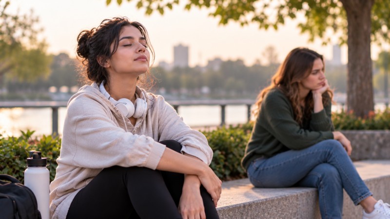 Manage strong emotions before continuing